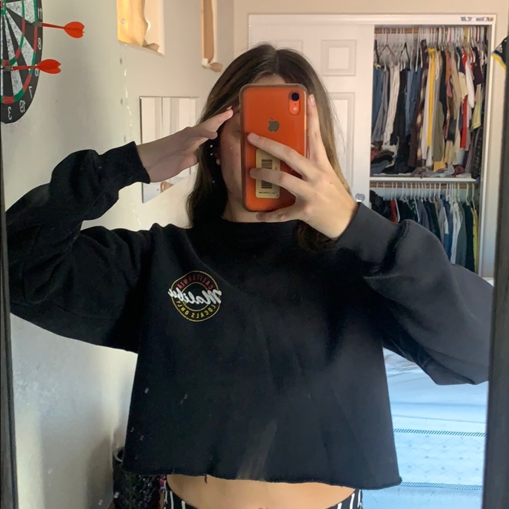 Comfy cropped sweater